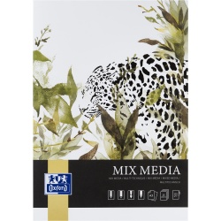 BLOC DESEN OXFORD MIX MEDIA A3 25F 225G/MP FSCÂ® MIX70% COLECTIA ARTISTIC