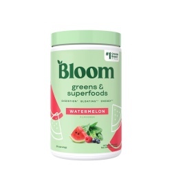 Bloom Greens & Superfoods Watermelon, Pulbere Nutritiva Cu Aroma De Pepene Verde, Suport Pentru Energie Si Detoxifiere, 142 G