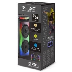 BOXA PORTABILA 2X6" 50W RMS BT/FM/AUX - Img 9