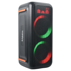 BOXA PORTABILA 2X8"/20CM 300W TWS BT/FM/USB/MSD - Img 2