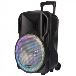 BOXA PORTABILA ILUMINATA LED 15"/38CM 50W RMS CU USB/SD/BT/FM - Img 2