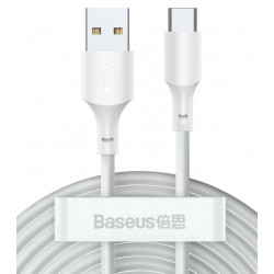 Cablu Baseus Superior Wisdom 1.5m, alb - Img 1
