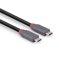 Cablu Lindy 0.8m USB4 Type C 40Gbps Anth - Img 3