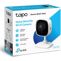 Camera de supraveghere Smart TP-Link Tapo C100 cu Night Vision, Full HD 1080P,, Two-Way Audio, Mod Privacy, Stocare locala, IP Wi-Fi, Alb - Img 2