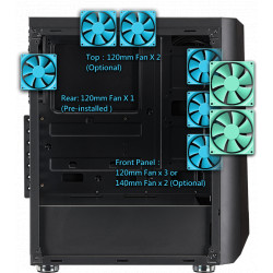 CARCASA FSP CMT 151 MID TOWER ATX - Img 3