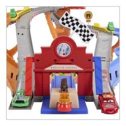CARS RACE AND RESCUE SET DE JOACA CURCUIT DE SALVARE SI 3 MASINUTE METALICE - Img 7