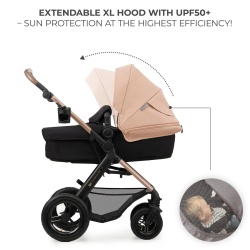 CARUCIOR MULTIFUNCTIONAL KINDERKRAFT MOOV 2 AIR 4IN1 SAND BEIGE - Img 4