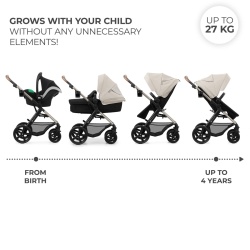 CARUCIOR MULTIFUNCTIONAL KINDERKRAFT MOOV 2 EVA 4IN1 MOON GREY - Img 3