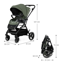CARUCIOR SPORT KINDERKRAFT YOXI, GREEN - Img 6