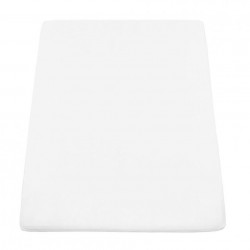 Cearceaf pat cu elastic 180x200 cm alb - Img 1