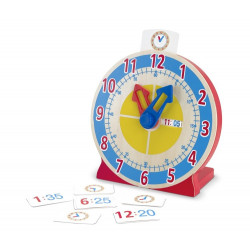 Ceas educativ din lemn Melissa and Doug - Img 1