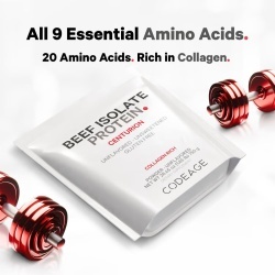Codeage Beef Isolate Protein, Proteina Izolata Din Vita, Fara Aroma, 750 G - Img 7