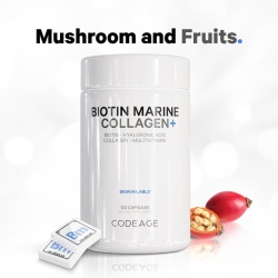 Codeage Biotin Marine Collagen+formula Completa Cu Colagen Marin Si Acid Hyaluronic, 120 Cps - Img 8