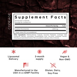 Codeage Liposomal Creatine Monohydrate, Creatina Monohidrata Lipozomala, 360 Cps - Img 10