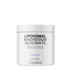 Codeage Magneziu Bisglicinat Lipozomal Cu Bioperine - Formula Avansata Pentru Absorbtie Superioara, 240 Cps