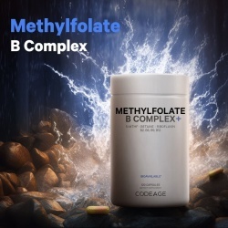 Codeage Methylfolate B Complex, Forma Bioactiva B Complex Pentru Energie, Metabolism Si Sanatate Celulara, 120 Cps - Img 6