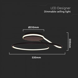 Corp iluminat led 54w 3in1 - negru - Img 2