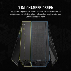 CR Case iCUE 2500X RGB Micro ATX Black - Img 13