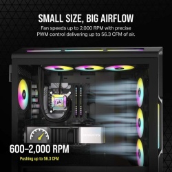 CR COOLER iCUE AF120 RGB SLIM 2x120mm - Img 11