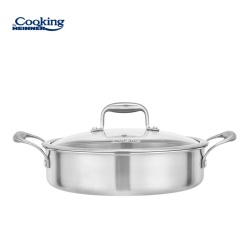 CRATITA INOX+CAPAC 26X7CM, 3.5L, ATOMIC3 - Img 2