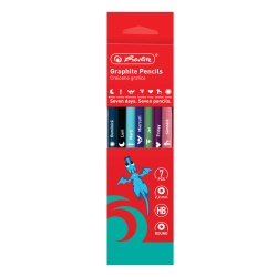 CREION GRAFIT HB ZILE SAPTAMANA ROTUND CORP COLORAT 2.2MM SET7