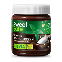Crema intensa de cacao si alune cu stevia 220gr "sweet & safe" sly nutritia