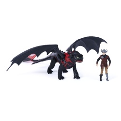 CUM SA ITI DRESEZI DRAGONUL INCERCAREA FLACARII SET DRAGON TOOTLESS SI FIGURINA HICCUP - Img 2