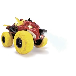 DICKIE MASINA DE TEREN FLAMING FIRE MONSTER CU LUMINI SUNETE SUSPENSII SI FUNCTIE ABUR 25CM - Img 7