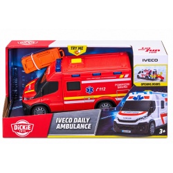 DICKIE TOYS AMBULANTA IVECO SCARA 1 LA 32