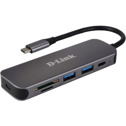 DLINK 5-in-1 USB-C Hub DUB-2325