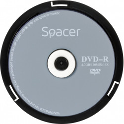 DVD-R SPACER 4.7GB, 120min, viteza 16x, 25 buc, spindle, "DVDR25" 166556/45501234 / 19403 001 001/166556 - Img 4