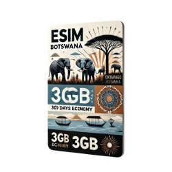 eSIM Botswana 3GB 30Days Economy