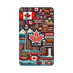 eSIM Canada, 50GB, 30 Days, Standard