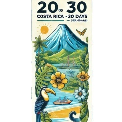 eSIM Costa Rica 20GB 30Days Standard