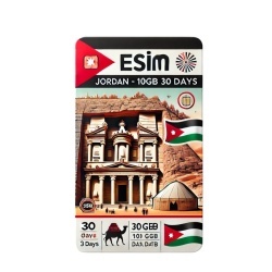 eSIM Jordan 10GB 30Days