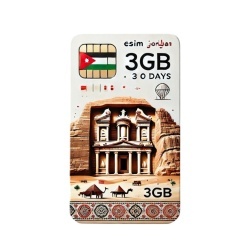 eSIM Jordan 3GB 30Days