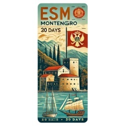 eSIM Montenegro 20GB 30Days Standard