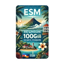 eSIM Reunion 100GB 30Days Standard