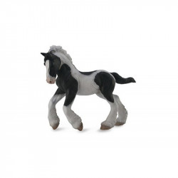 Figurina Manz Gypsy M Collecta, 12.2 x 9.7 cm, Alb si Negru
