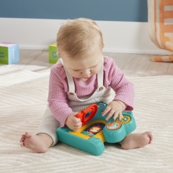 FISHER PRICE ANIMAL FRIENDS CENTRU DE ACTIVITATI CASUTA DIN COPAC - Img 5