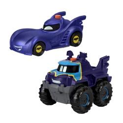 FISHER PRICE BATWHEELS SET 2 MASINUTE CU LUMINI SCARA 1:55 - Img 7