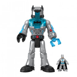 FISHER PRICE IMAGINEXT DC SUPER FRIENDS ROBOT BATMAN IN COSTUM GRI 30CM - Img 5