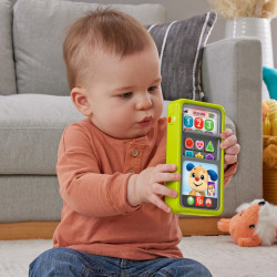 FISHER PRICE LAUGH&LEARN 2IN1 SMARTPHONE IN LIMBA ROMANA - Img 7