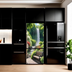 Folie imprimata color pentru decor Frigider, dimensiune 200 x 90cm, model: AVX-FR28 - Img 1