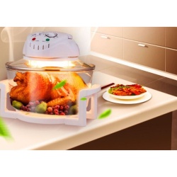 Friteuză cu aer cu halogen - 1400 W - 12L - alb - Img 4