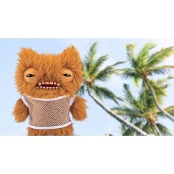 Fuggler - Jucarie de plus, 23 cm - Ciudateii in vacanta, Munch Munch - ginger - Img 2
