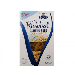 Fusilli porumb si orez fara gluten riso vital 250gr riso scotti
