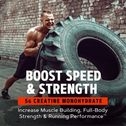 Gnc Amp Creabolic, Formula Premium De Creatina Monohidrata, Hmb, Peptistrong Pentru Forta Si Masa Musculara, Cu Aroma De Fructe Tropicale, 408 G - Img 5