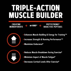 Gnc Amp Creabolic, Formula Premium De Creatina Monohidrata, Hmb, Peptistrong Pentru Forta Si Masa Musculara, Cu Aroma De Limonada, 405 G - Img 7