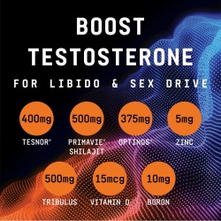 Gnc Beyond Raw Dtf Dynamic Testosterone Formula, Formula Pentru Testosteron Cu Shilajit, 90 Tb - Img 4